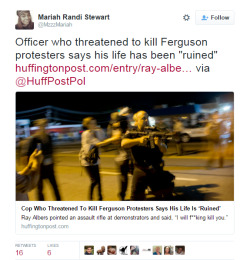 lagonegirl:    Don’t point guns at innocent protesters #Ferguson 