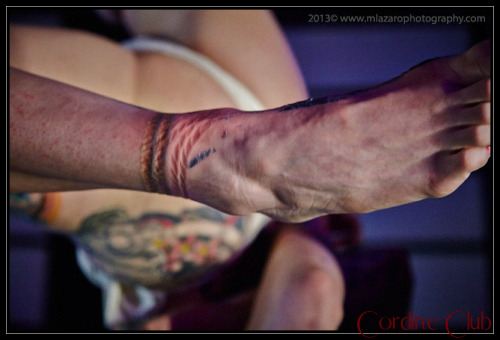 cordineclubarchives:  Show @Bound (London) - Rigger: Andrea Ropes, Model: Maya Homerton … See