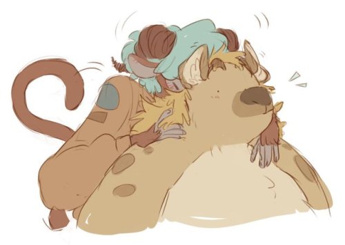 Vespervescent&rsquo;s character, Pazrek is so adorable especially the Hyena version of him.