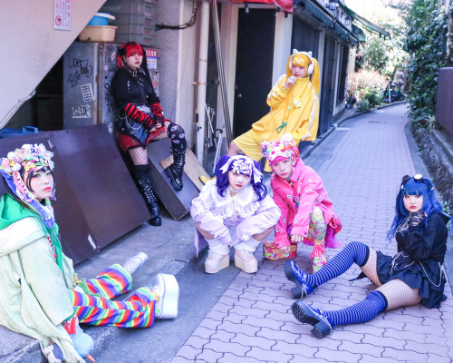 tokyo-fashion:Rainbow Panic New Japanese 6-member kawaii idol group Rainbow Panic is made up of real