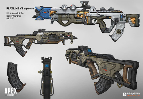 Apex Legends Character And (Some) Weapons Concept Artworks