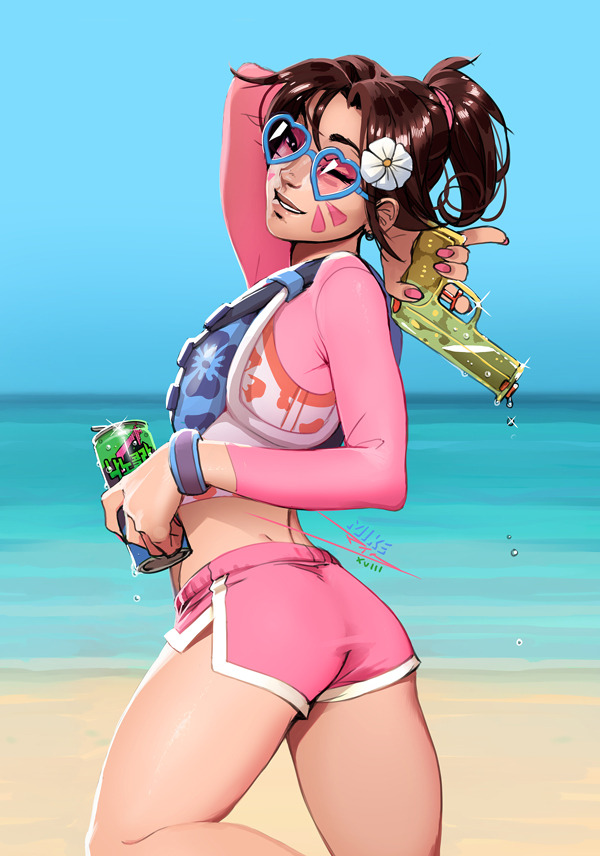 vashito: W A V E R A C E Rsummer dva~~patreon . twitter O oO &lt;3