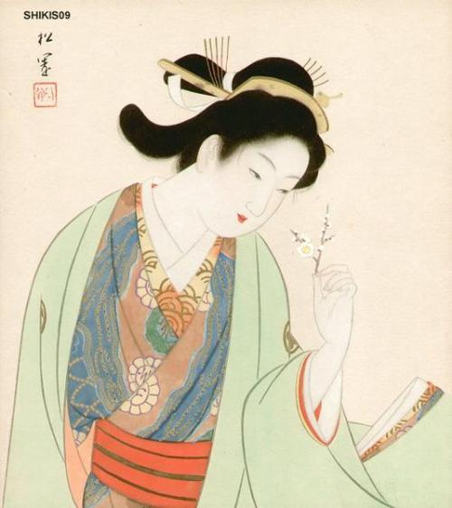 Beauty and Plum BlossomUemura Shōenn.d.