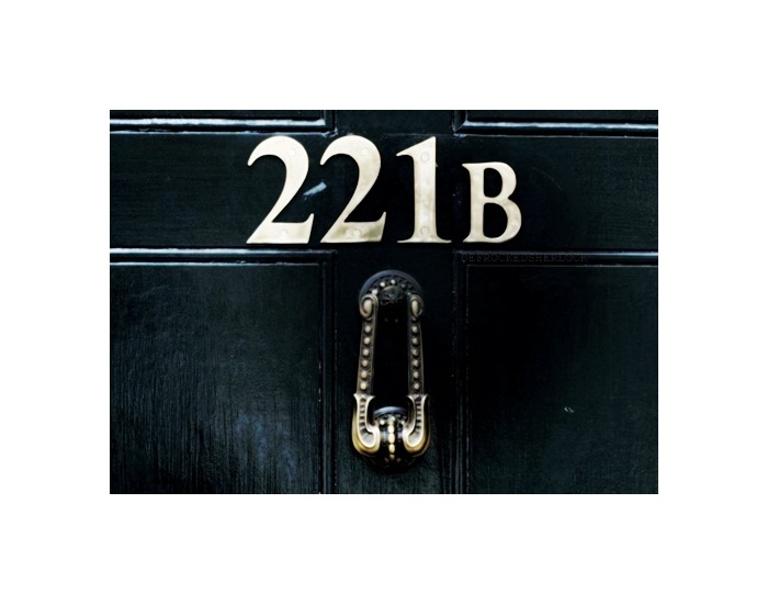 defrockedsherlockhasmoved:  The name’s Sherlock Holmes and the address is 221b Baker