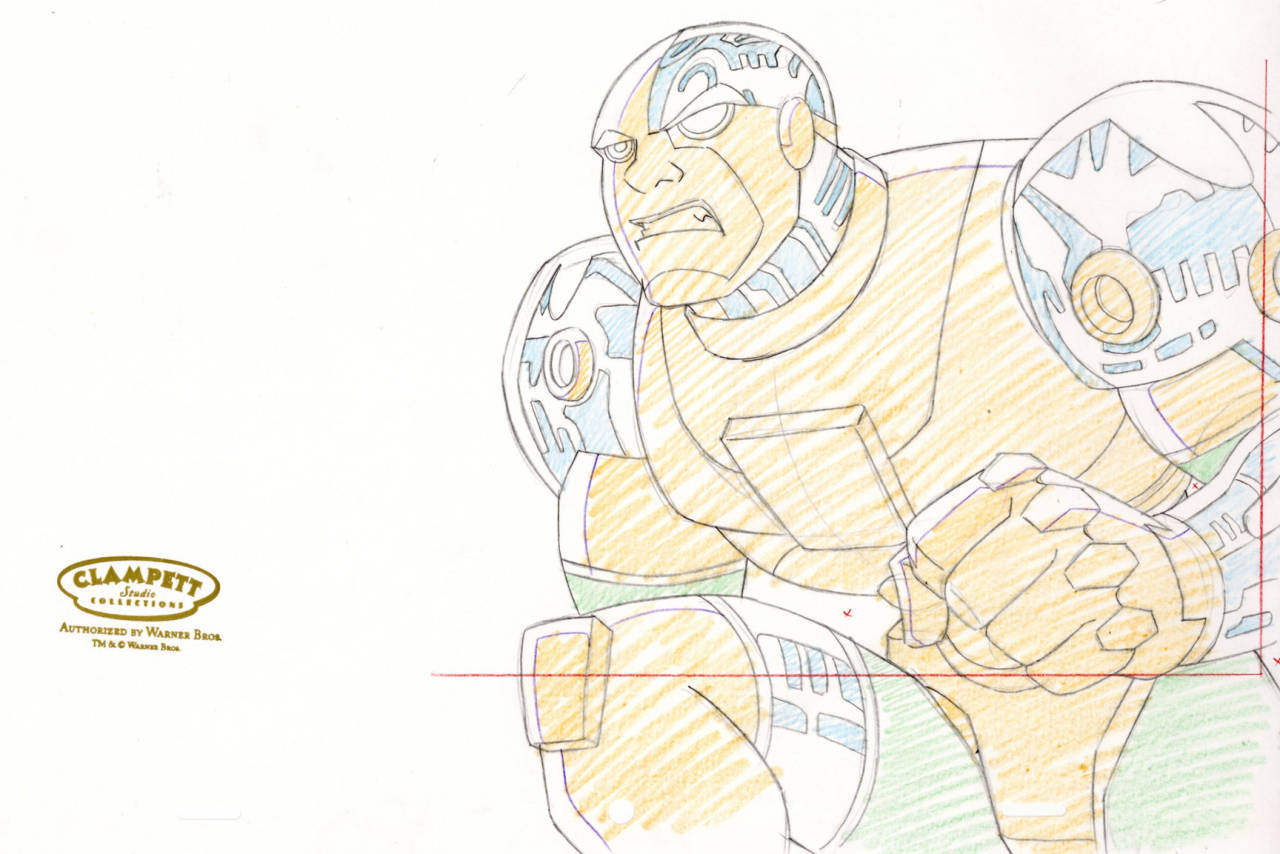 Teen Titans Original Production Drawing: CyborgMEDIUM: ​Original Production Drawing
IMAGE SIZE: 12 Field
PRODUCTION: Teen Titans
SKU: IFA6314 #cyborg#teen titans #original production drawing  #original production art #production drawing#production art