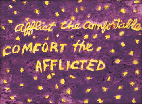 Paul ThekAfflict the Comfortable, Comfort the AfflictedSynthetic polymer on canvas board18 x 24 inch