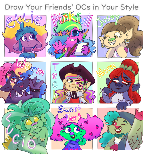 raindrop-righteous:WOOOOO this was fun :Dthank you mutual for letting me draw them, they are all rea