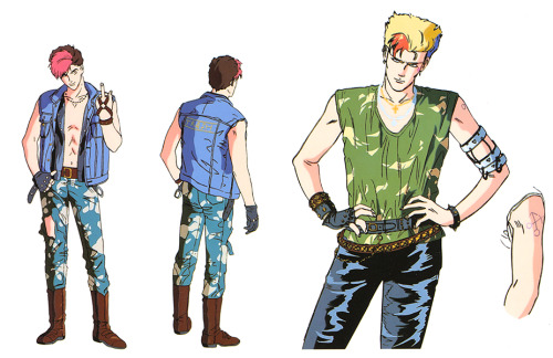 artbooksnat: Character designs for the classic Megazone 23 (Part II) by Yasuomi Umetsu (梅津泰臣).