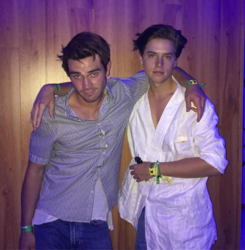 Porn debriefed:Bromance: K.J. Apa, Cole Sprouse photos