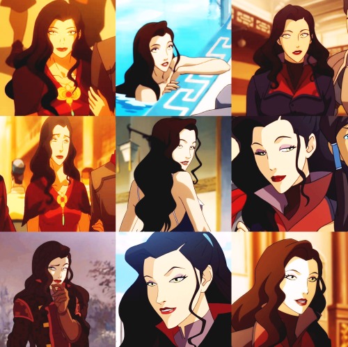 queen–asami:  Asami Sato looking at Korra, insp. by x i think it’s very clear that from the very beginning Asami found Korra amazing, inspiring and attractive, and she did everything she could to become close with her x <- for korra looking