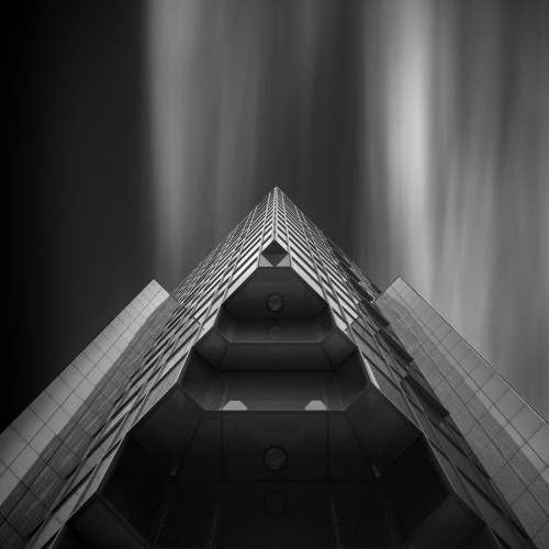 artblackwhite: Triangle by marcwegner Building in Magdeburg, Germany Architecture,Black and white,M