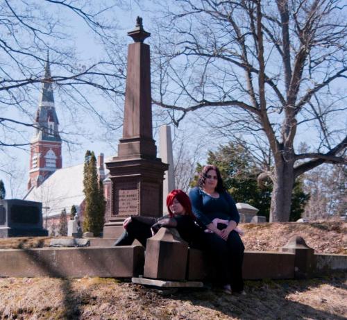 graveglamour:Me being silly in the cemeteries. I dance in them a lot. I can’t help it. I get giddy.Y