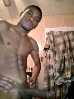 allkindsofblackdudes:  He’s a little hottie with a big, thick pole! mcaval12:  Reblog, follow, make  donation:  http://mcaval12.tumblr.com/    Send your submissions to: http://mcaval12.tumblr.com/submit Check out the archive, over 18,000 pics and