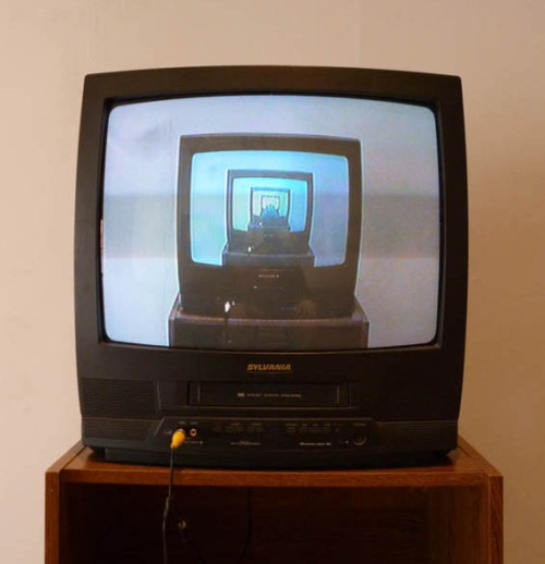 Watching Television by Andy Vible, 2011.