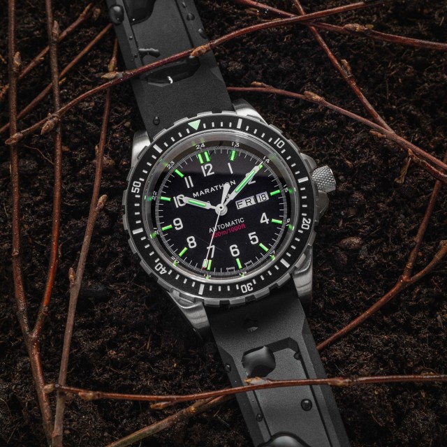 Instagram Repost 

 marathonwatch 

 Search and rescue missions demand versatility. With its bilingual day/date display and 60-minute uni-directional bezel, the 46mm Marathon JDD dive watch is tailored for high performance on missions. 

 Tap to shop the watch. 

 #BestInTheLongRun #MarathonWatch #JDD #ToolWatch #SearchAndRescue #SwissMade [ #marathonwatch #monsoonalgear #divewatch #toolwatch #watch ]