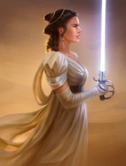 authorchasblankenship: “Star Wars: The Force Awakens” Regency Era Portraits by TheRealMc