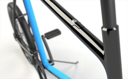 Lock - a mini velo with integrated frame lock by Propeller Design