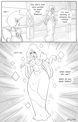 Itsluxyr: A Little Comic About Blue &Amp;Amp; Yellow Diamond, Just A Fast Thing,