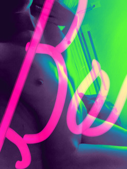 Back to submissions! Here&rsquo;s another one by an anonymous sexy follower. Follow http://onrepeattttt.tumblr.com/tagged/neon for regular doses of neon girls and follow me at Facebook: https://www.facebook.com/onrepeatstudio Want a neon image of yourself