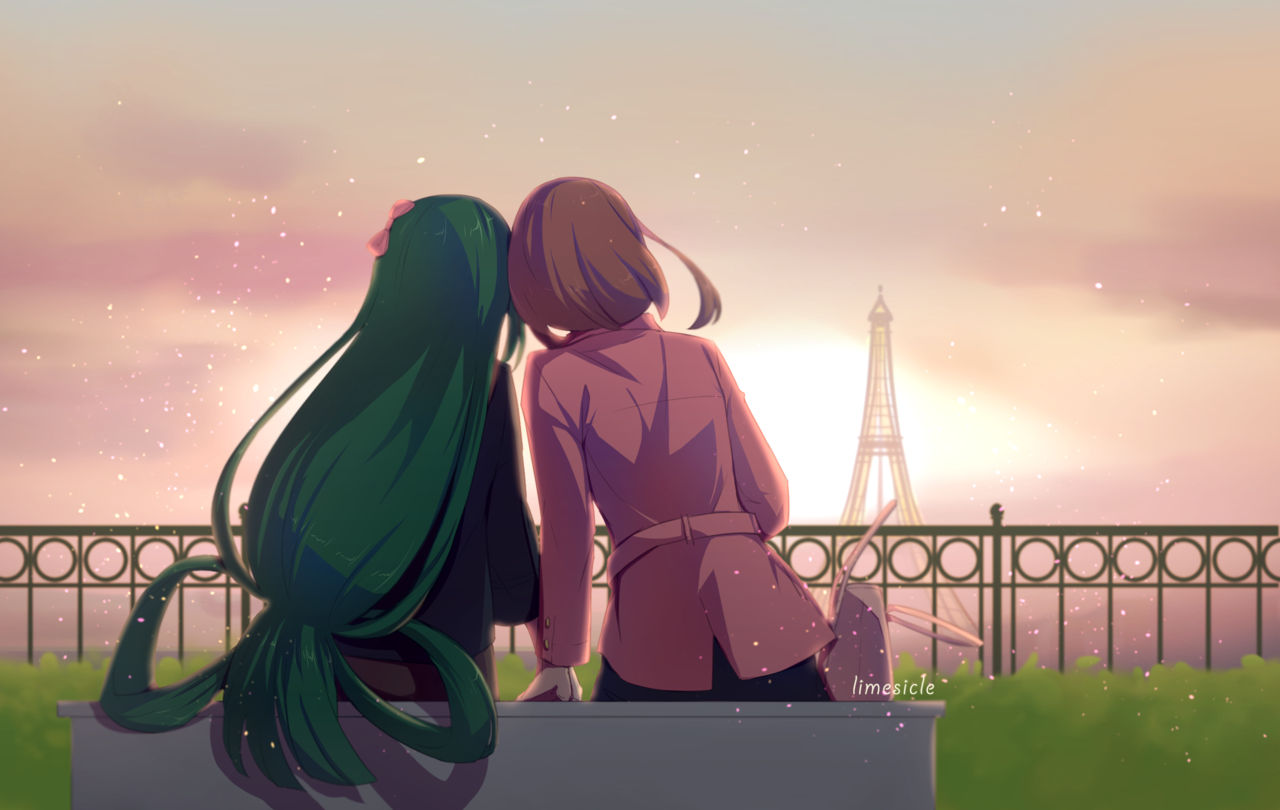 limesicle:  Day 6 of @bnha-femslashweek​ : wishes/promises, dandelions, travelWatching