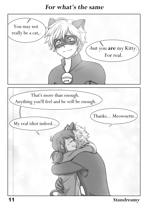 standreamy: For Marichat May! @marichatmayMix of day 18 and 27: Pokémon AU and Confession Par