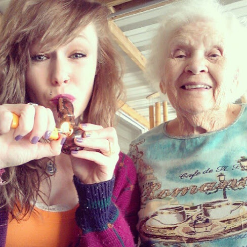 karmajello:  Tokin with Grandma