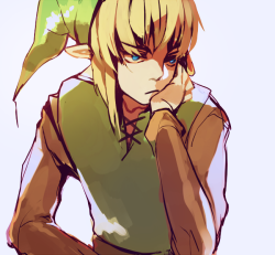 yuu-lin:  finished Link’s Awakening today ahh so i doodled some Link 