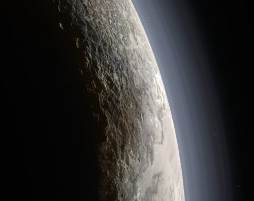 This shot of Pluto, taken by New Horizons just minutes after closest approachImage Credit: NASA/John