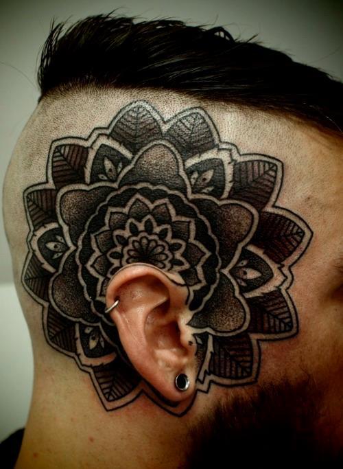 gnarcissusart:  head tattoos, can’t wait to get my head tattooed this spring :D   Been diggin’ the head tattoo aesthetic. I would like to get one in the future.