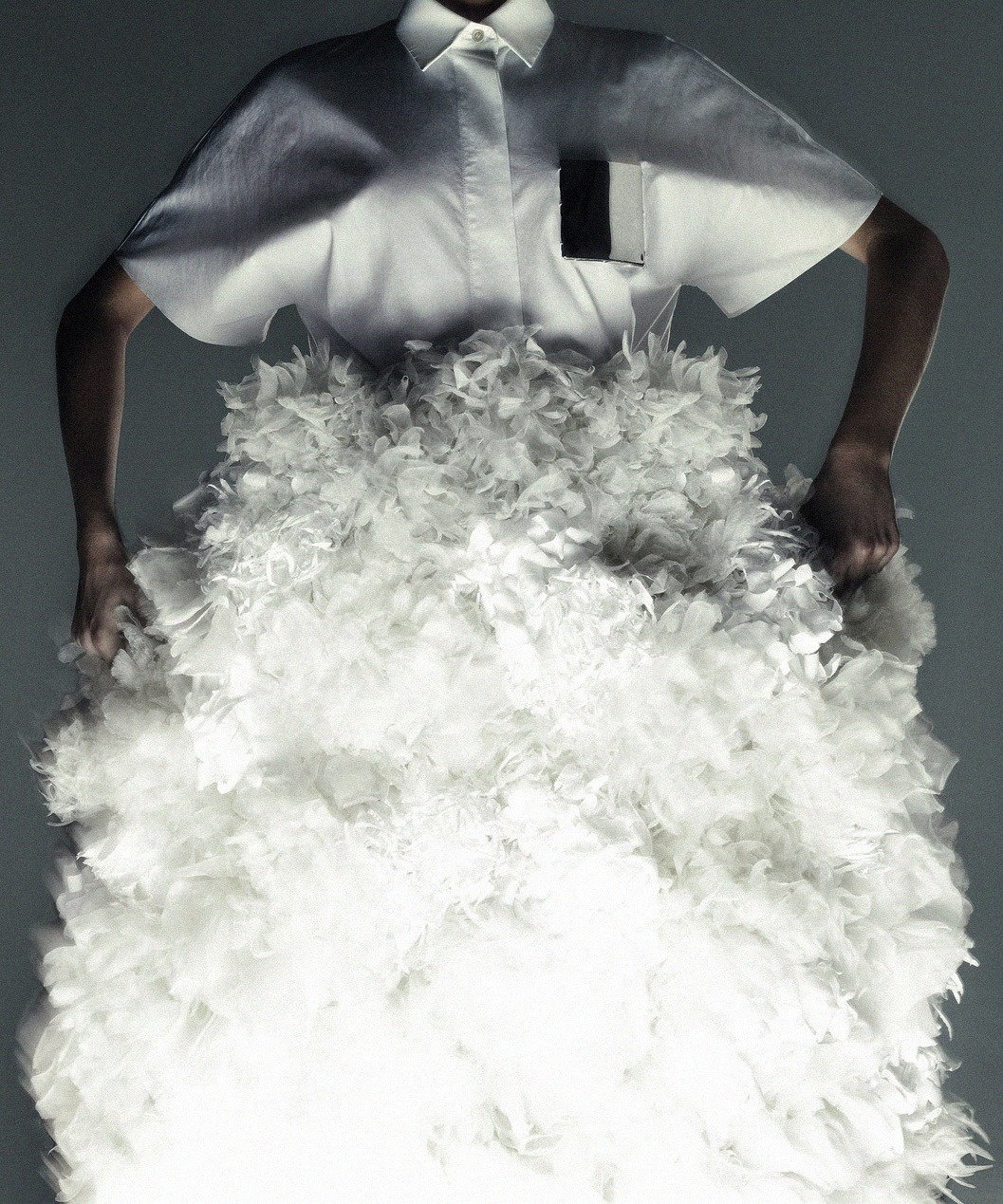 opaqueglitter:  Iekeliene Stange shot by Benjamin Lennox for How to Spend It Magazine.