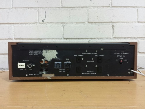 Tandberg Hi-Fi FM FM Stereo Receiver, 1969