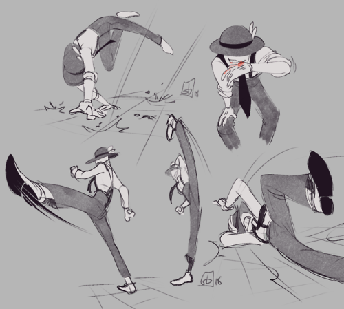 Action poses, trying to loosen up again.