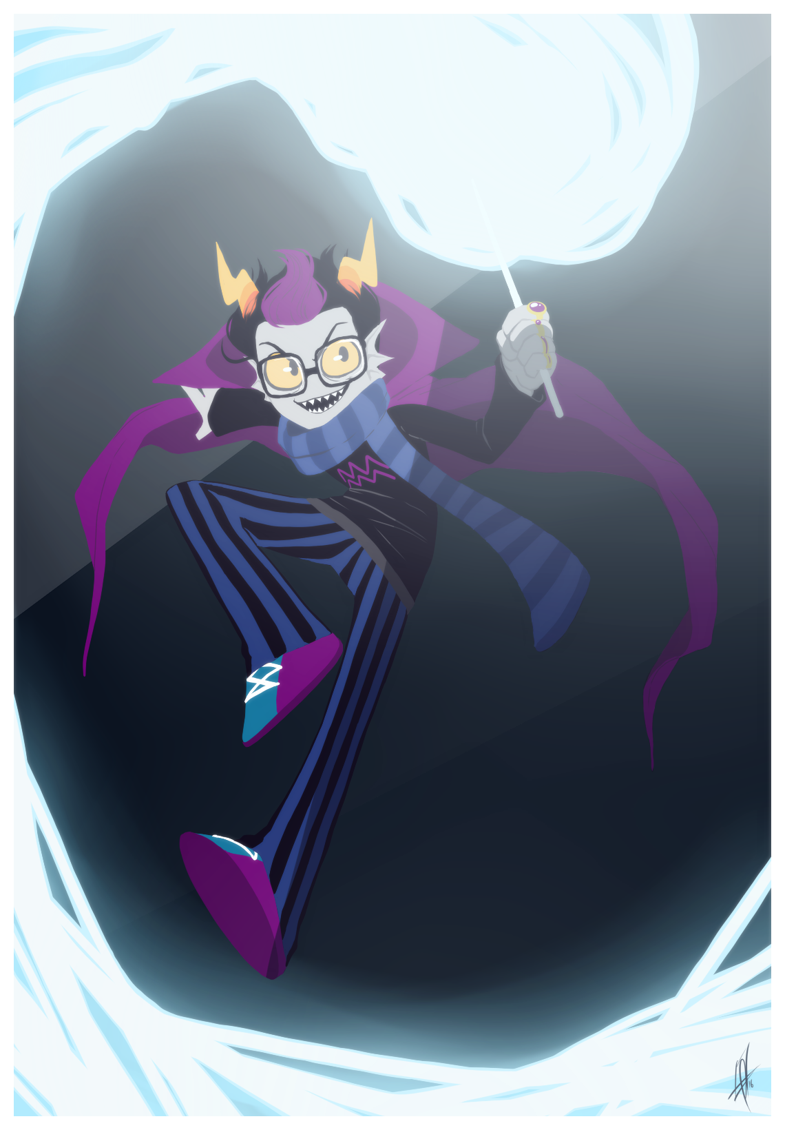 bloodyarchimedes:    Haha okay. XD My dark past. I adored Homestuck too (I still