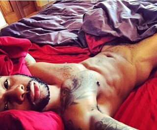 dominicanblackboy:  Sexy tatted hotboy Ivanie Murphy cute muscle tatted ass!😍  Sexy brother  mmm