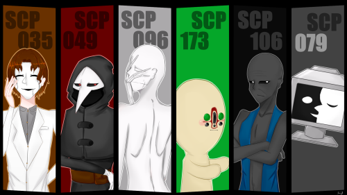 SCP-035, SCP-079 and SCP-049 by DocteurTemps on DeviantArt