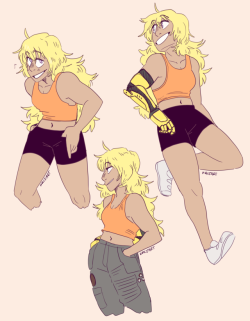 capralepus:drew some of my fav sunny girl