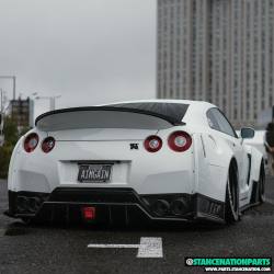 stancenation:  Repost from @stancenationparts   Nissan GTR AIMGAIN GT aero by AIMGAIN.   Visit our shop at www.parts.stancenation.com or email parts@stancenation.com for inquiries. #StanceNation #stancenationparts #aimgain