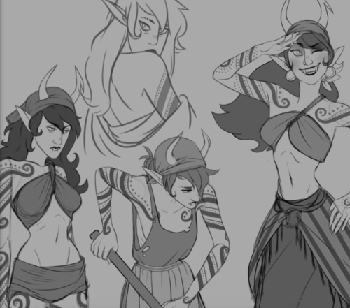 milkyol:ancestors sketch dump ;o) (click for non-crappy resolution)u know the only thing better than