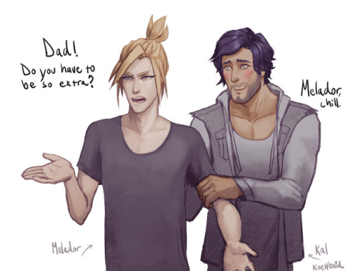 So extra ✨ Melador is completely done with his dad Saired. Saired tends to get very extra whenever h