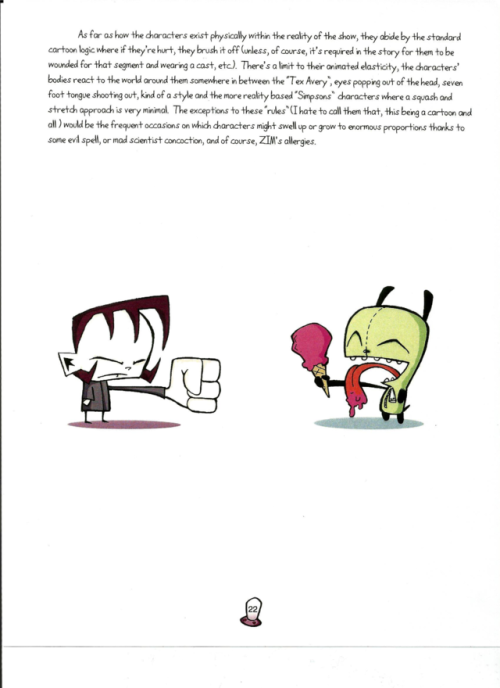 The Invader Zim Show Bible: Back Story and The Worlds They Live InApparently, the reason for Zim’s exile was a tad more innocent in the story’s initial draft.Chapter 1: IntroductionChapter 2: Main CharactersChapter 3: Secondary CharactersChapter 4