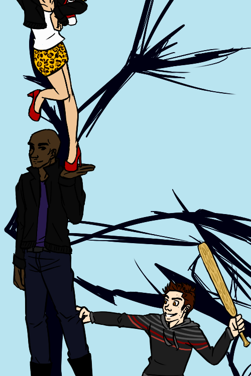 arinjaeger:  Teen Wolf— Durarara!! Style full picture here. 