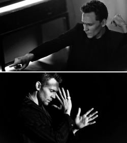 Tom Hiddleston + Black and White 