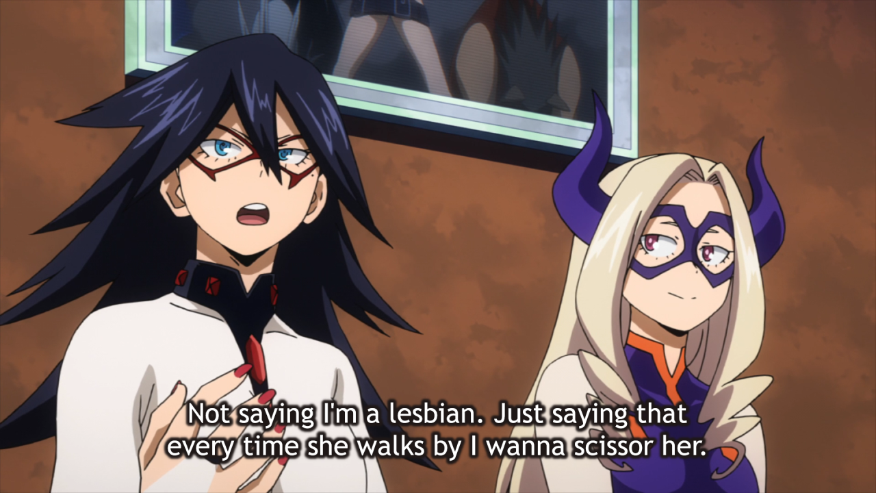 Boku no hero academia lesbian midnight