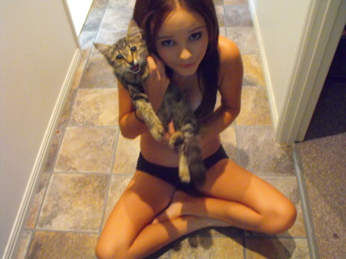 stonekidman:  Okay honey, daddy went out and bought you that kitten you wanted for your fifteenth birthday. Now I get to play with YOUR kitty for awhile