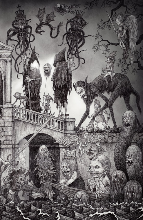 ex0skeletal-undead:by John Kenn MortensenThis adult photos