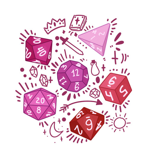 lubbocklight: Hey guys! So I spent the past few days working on these cute dice and I hope you like 