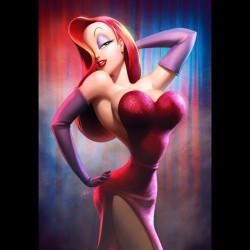 Pretty sure every girl questioned their sexuality while watching her. 🍉🍉 #wcw #jessicarabbit #okdone