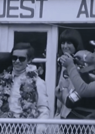 JACKY ICKX Absolutely Slaying On The Podium At The 1975 24 HOURS OF LE MANS
