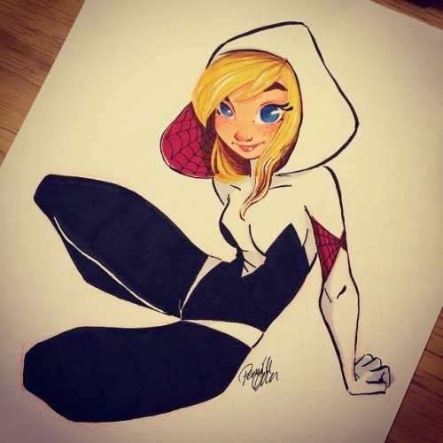 comicbookartwork:  Spider-Gwen by Pernille Ørum