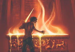 datstevens:  ya lit meme » ten series or books [2/10]percy jackson and the olympians series by rick riordan  Don’t feel bad, I’m usually about to die. 